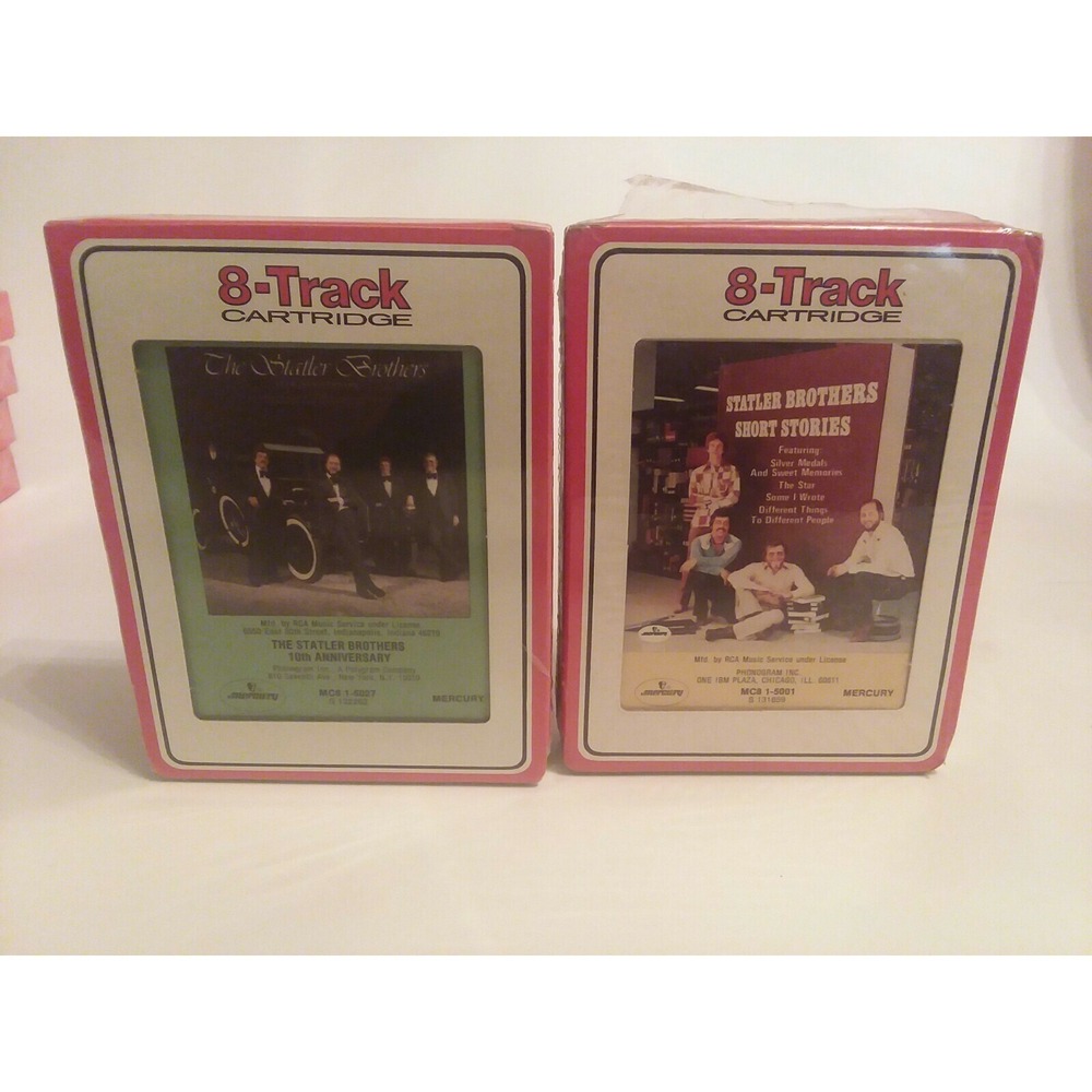 Statler Brother Short Stories & 10th Anniversary Sealed Mercury Records‎ 8 Track